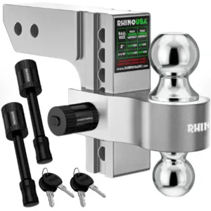 Rhino USA- 8" Adjustable Drop Hitch